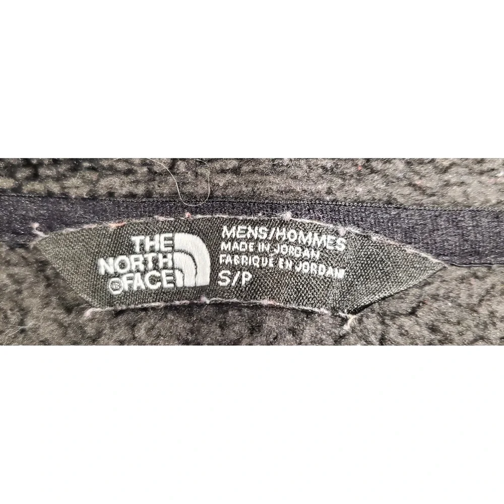 The North Face Mens Gray Sweater Fleece Full Zip Hooded Jacket Charcoal Heather